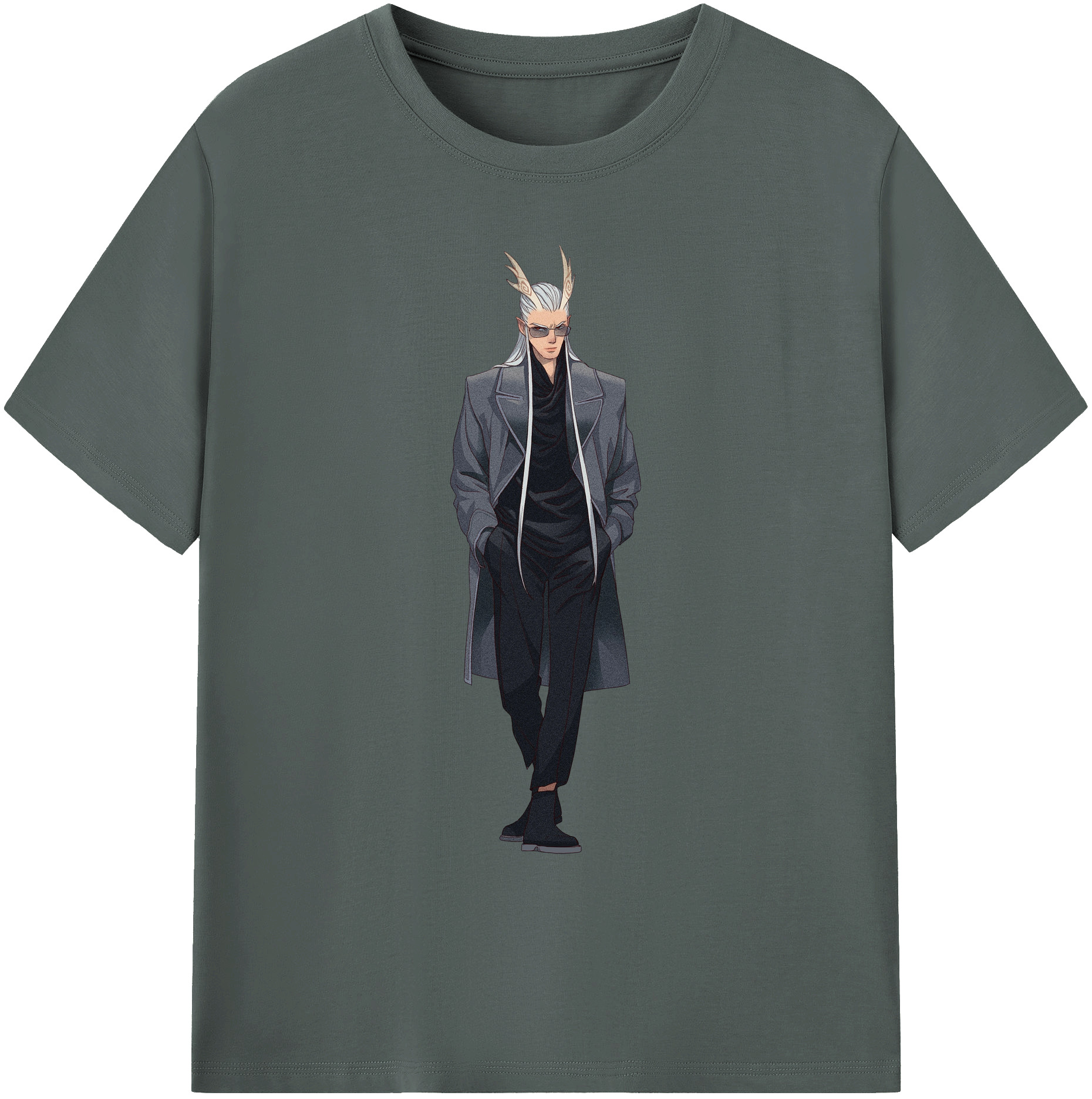 （画像用） Ne Zha 2 ナタ 魔童の大暴れ 綿100％ メンズ半袖Tシャツ｜肌触りやわらか＆通気性